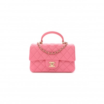 CHANEL MINI TOP HANDLE FLAP 1287460 (20*13*6cm)